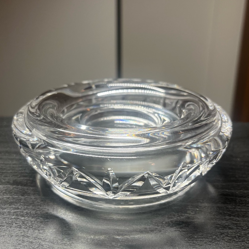 Waterford Crystal Candle Holder Pillar Tea Lite Votive